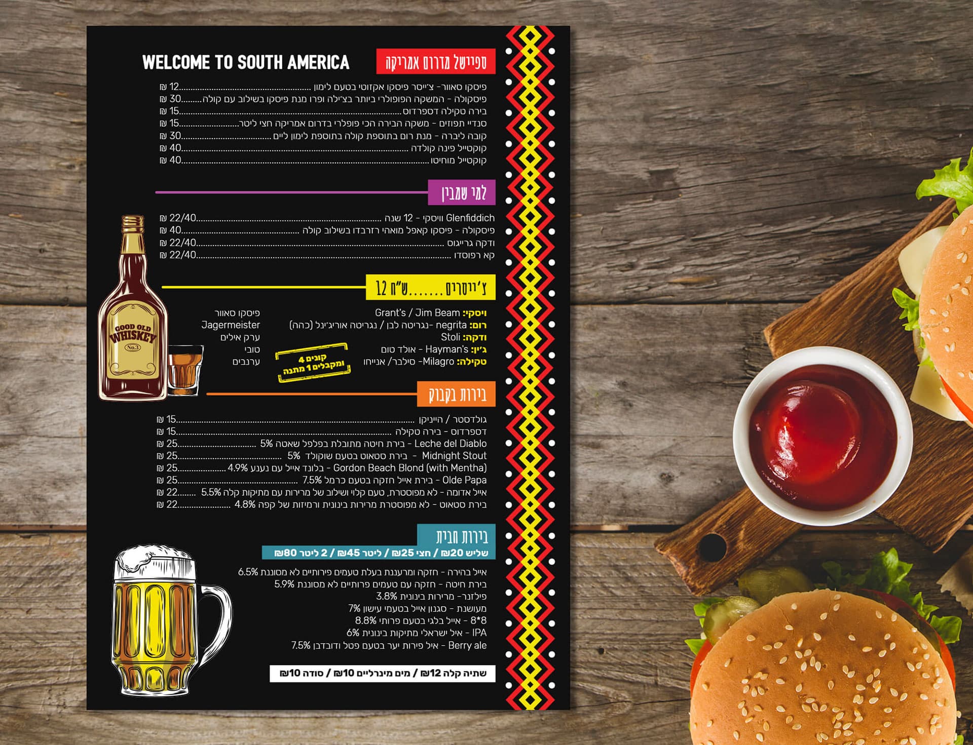 Chivito Restaurant Menu Design image 3