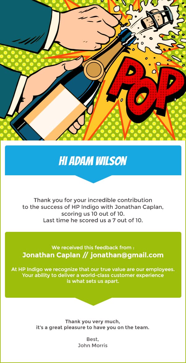 HP Indigo: NPS Email Design System image 2