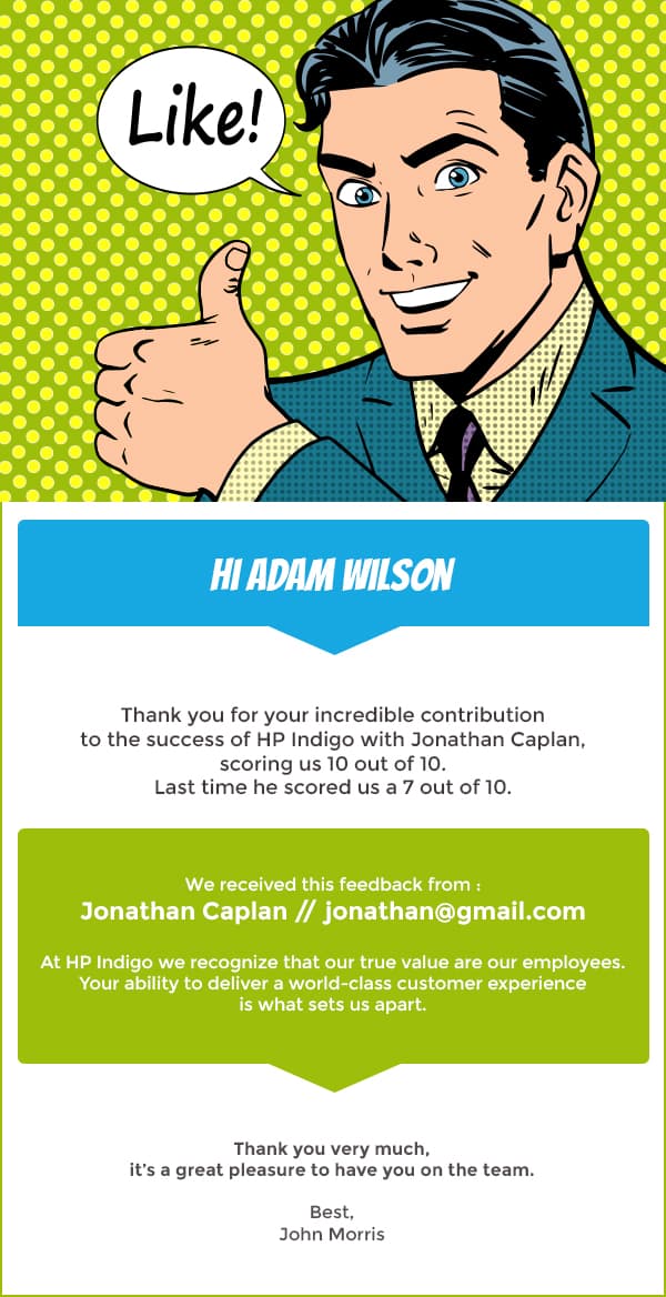 HP Indigo: NPS Email Design System image 3