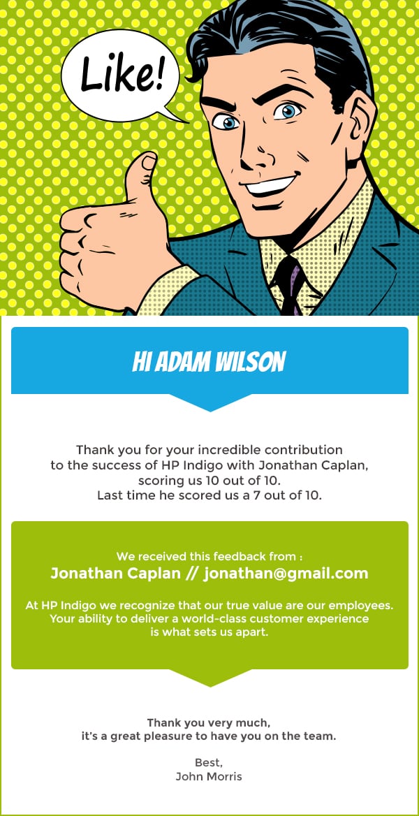 HP Indigo: NPS Email Design System image 3