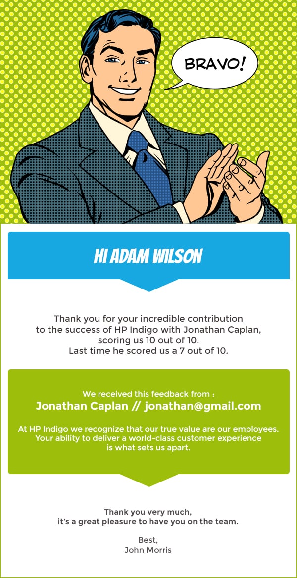 HP Indigo: NPS Email Design System image 4